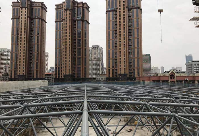 宁波螺栓球网架结构