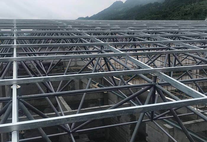 宁波水泥厂网架安装